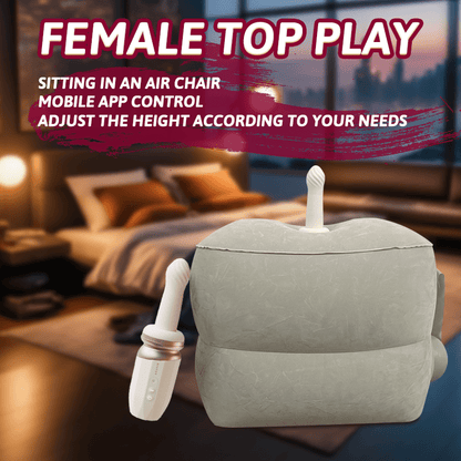 Máquina sexual con cañón de tutú y silla acolchada