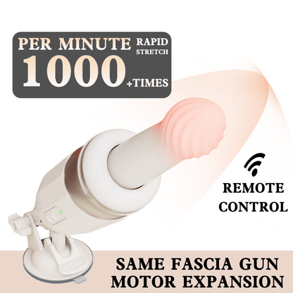 Máquina sexual con cañón de tutú y silla acolchada