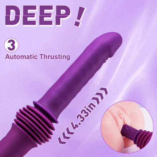Potente consolador vibrador con base ajustable de 145° y empuje de calor de 11,81 pulgadas