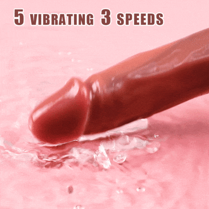 9.17In 5 Perloj Rotacianta Svingo 8 Vibranta Dildo teleregilo 