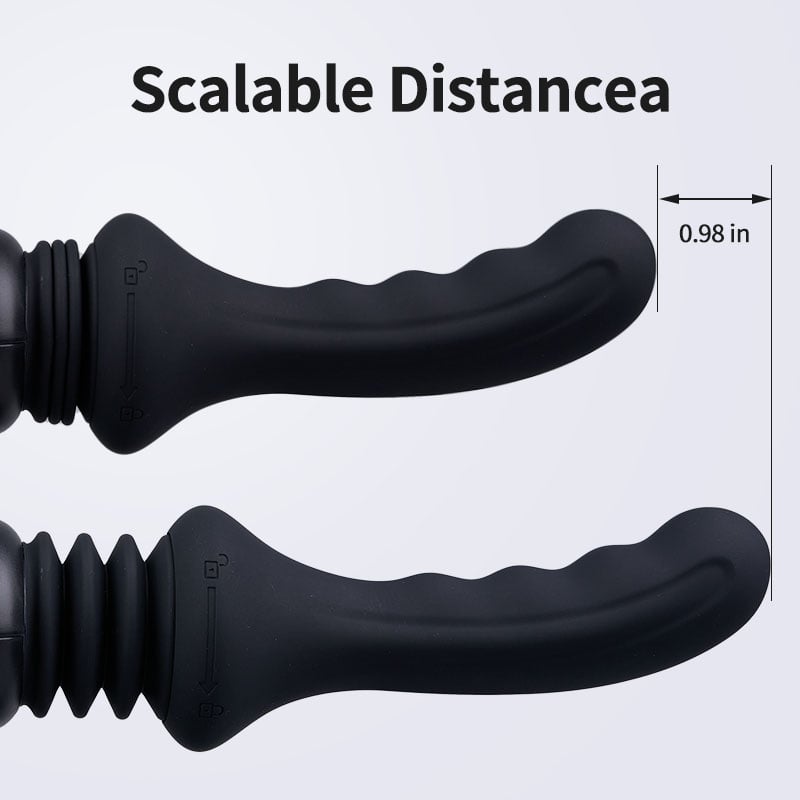 Dark Knight - 13.39In Powerful Vibrating Auto Thrusting Dildo Machine