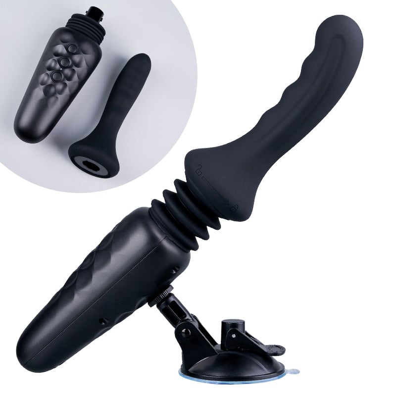 Dark Knight - 13.39In Powerful Vibrating Auto Thrusting Dildo Machine