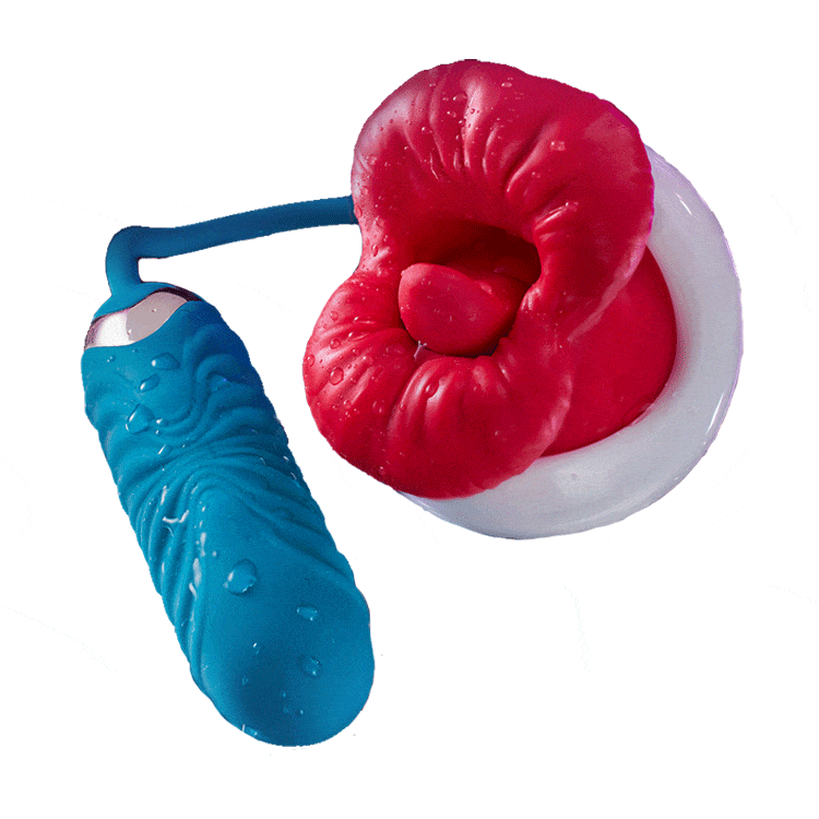 Vibrador 2 en 1 para masturbación lingual para mujeres 