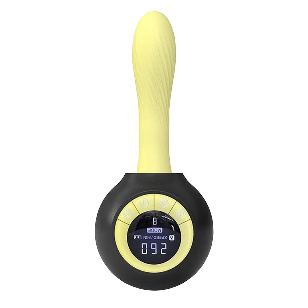 Máquina sexual inalámbrica con control remoto y calefacción