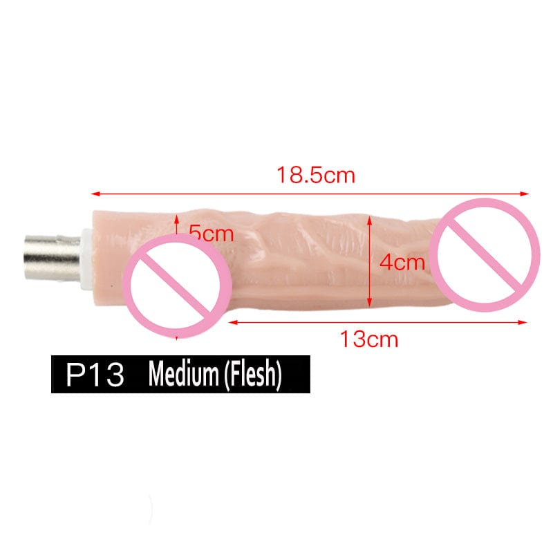 Masturbador femenino con varilla de extensión y accesorios para pene. 