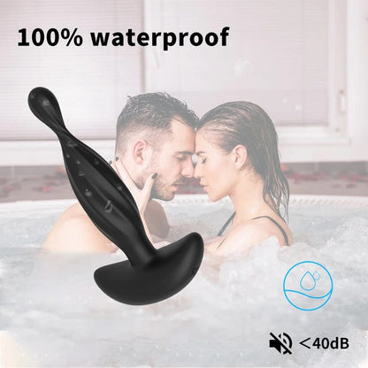 Anala ŝtopilo vibrilo por vira prostata masaĝilo G-punkta masturbilo