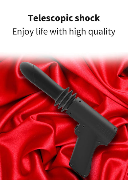 Vibrador telescópico para mujer, juguete para hombre, punto G, anal, vagina 