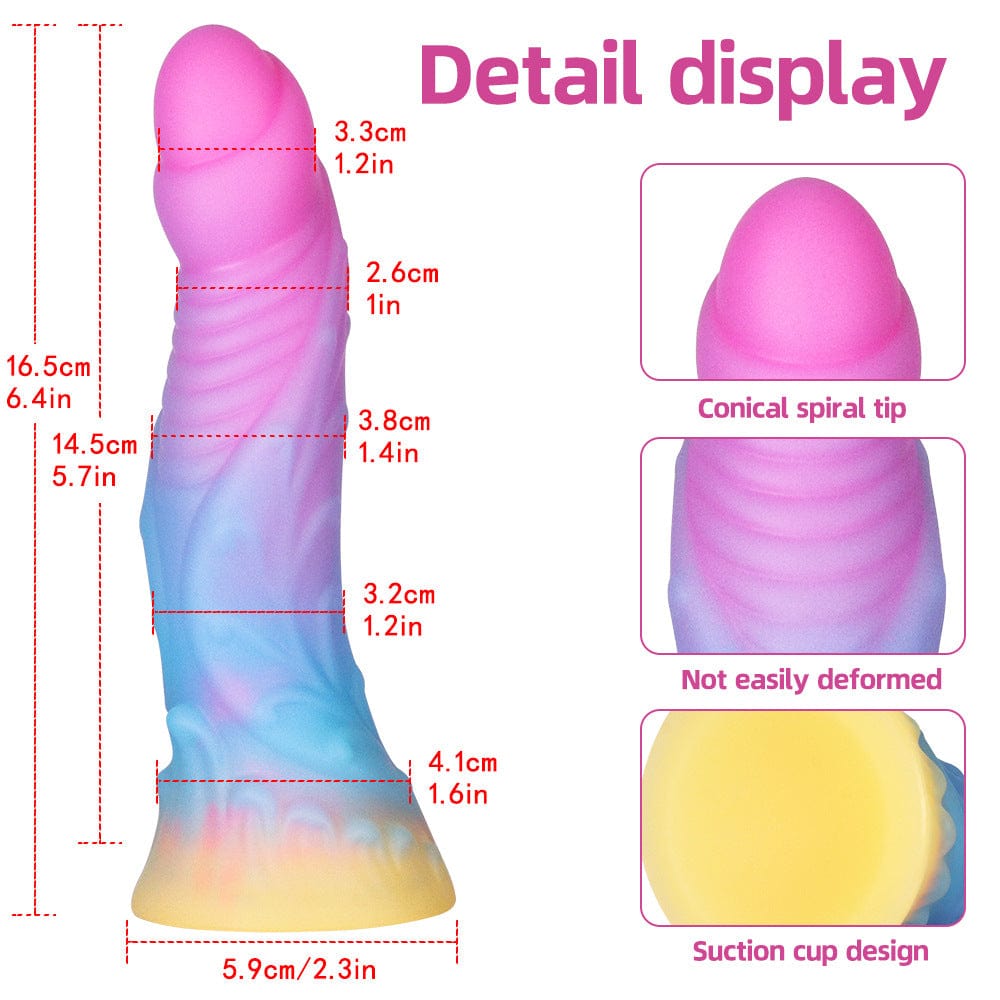 6.4 coloj Supermola Luma Fantazia Dildo