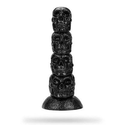 Consolador gigante con tapón anal de calavera de 12,3 pulgadas