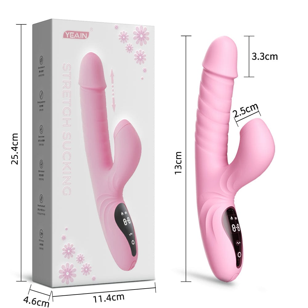 Vibrador telescópico de calefacción por succión