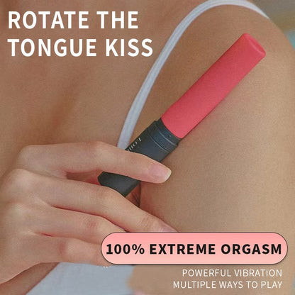 Lipstick Stick Vibrating Rotating Female Vibrator Masturbator