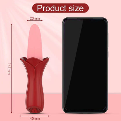 Vibranta Bastono por Vagina Lekado de Klitora Stimulilo de Roza Lango 
