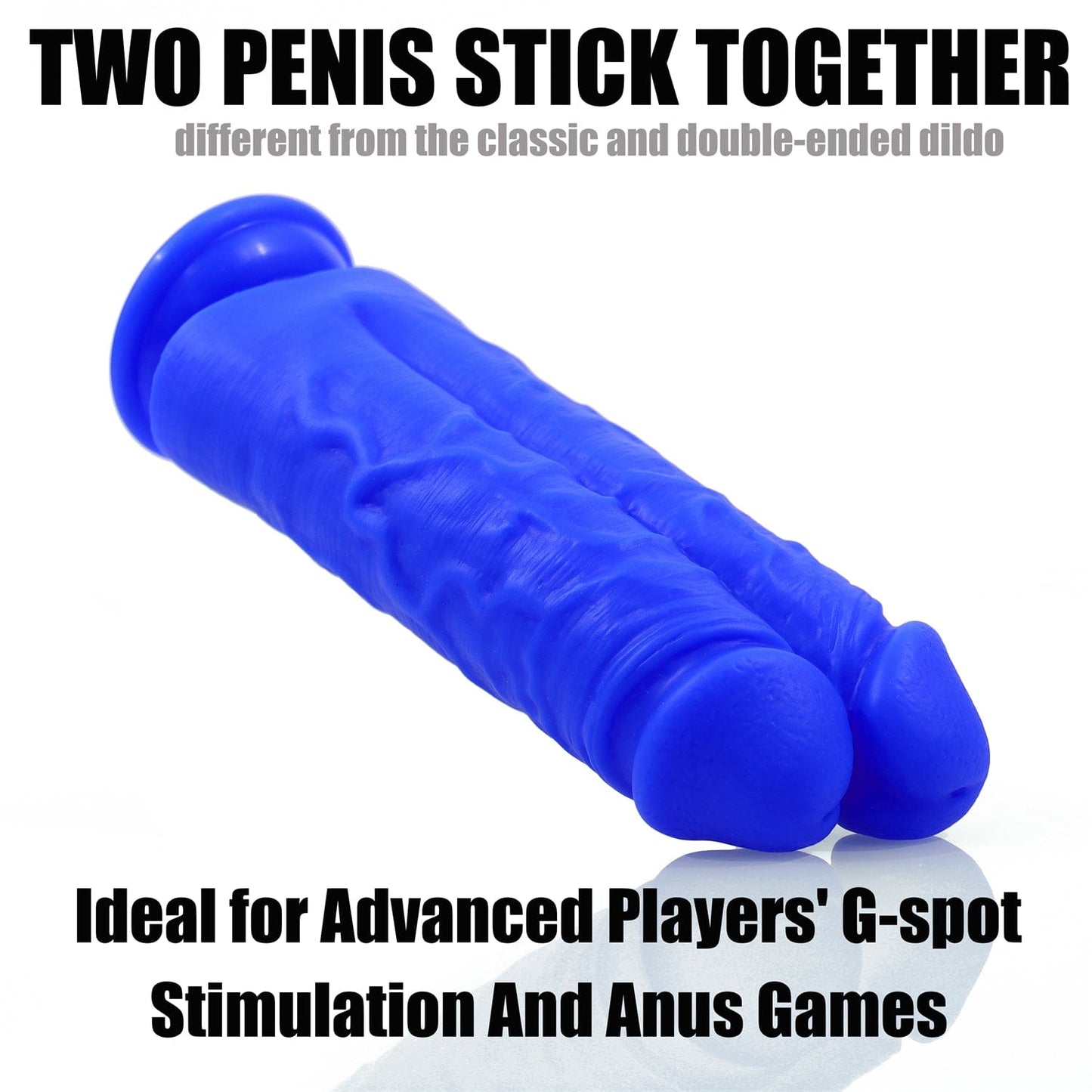 AIMITEX Kolora duobla-dildo silikona dildo por plenkreskuloj