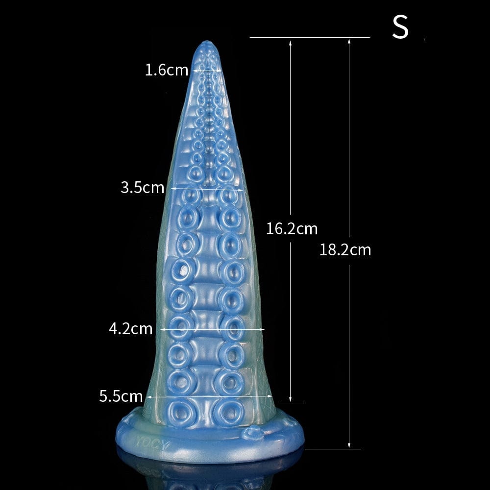 Tapón anal de silicona líquida con forma de tentáculo de pulpo