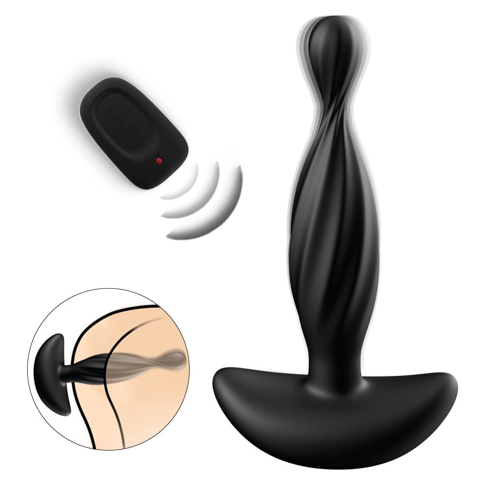 Anala ŝtopilo vibrilo por vira prostata masaĝilo G-punkta masturbilo