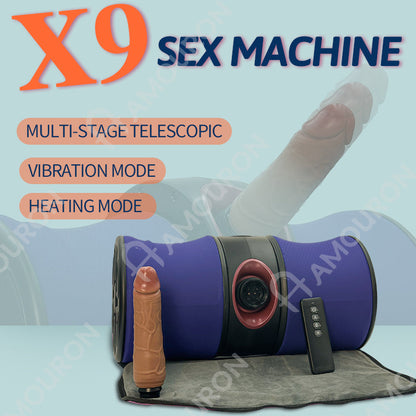 Zsex Upgraded X9 Roller Thrusting Sex Machine With Remote Control