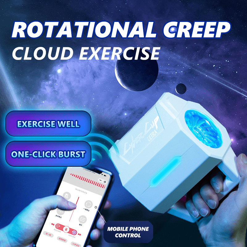 Cyber ​​Cup Ultra Rotacianta APP-Kontrolita Masturbada Pokalo
