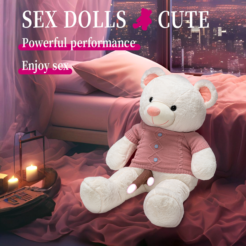 Máquina sexual de peluche tipo osito de peluche con control de aplicación
