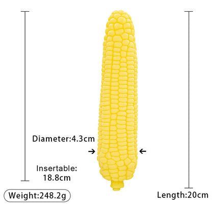 Consolador anal de silicona con forma de vegetal