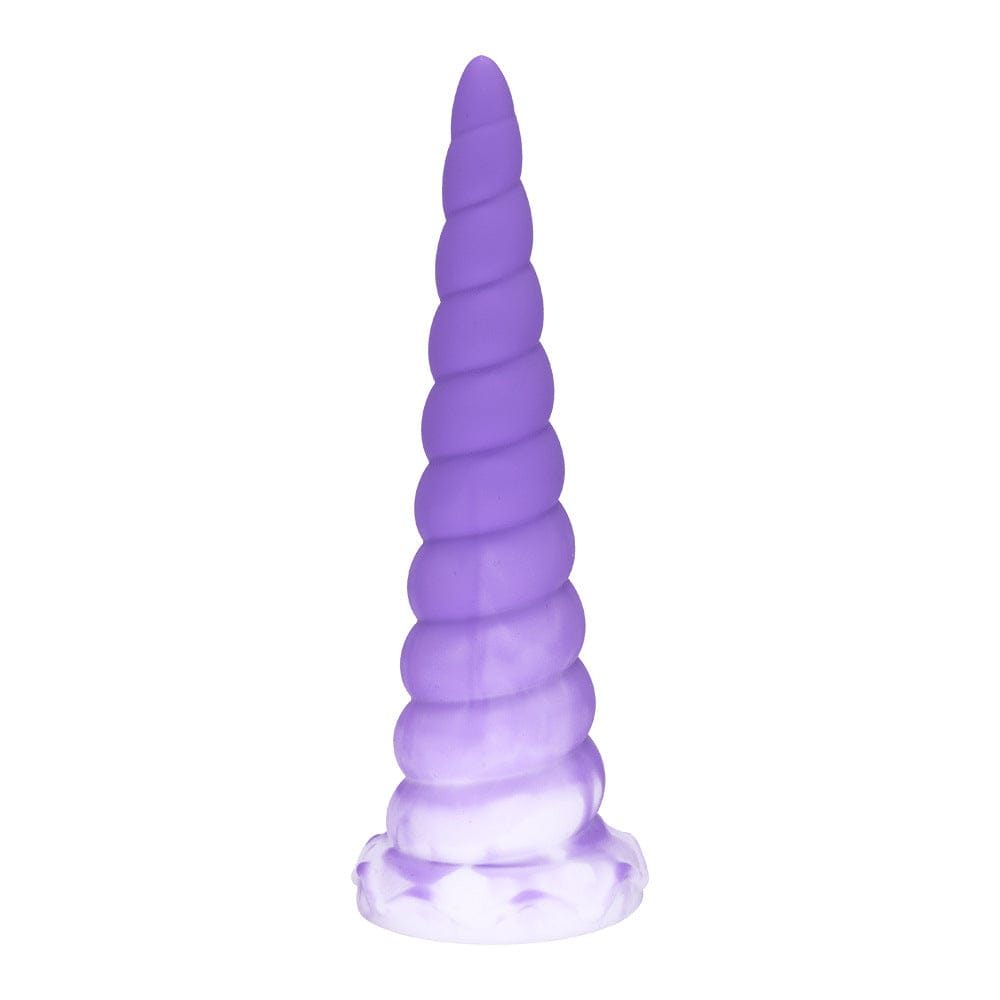 Consolador anal de silicona con forma piramidal de 18 cm de longitud gradual
