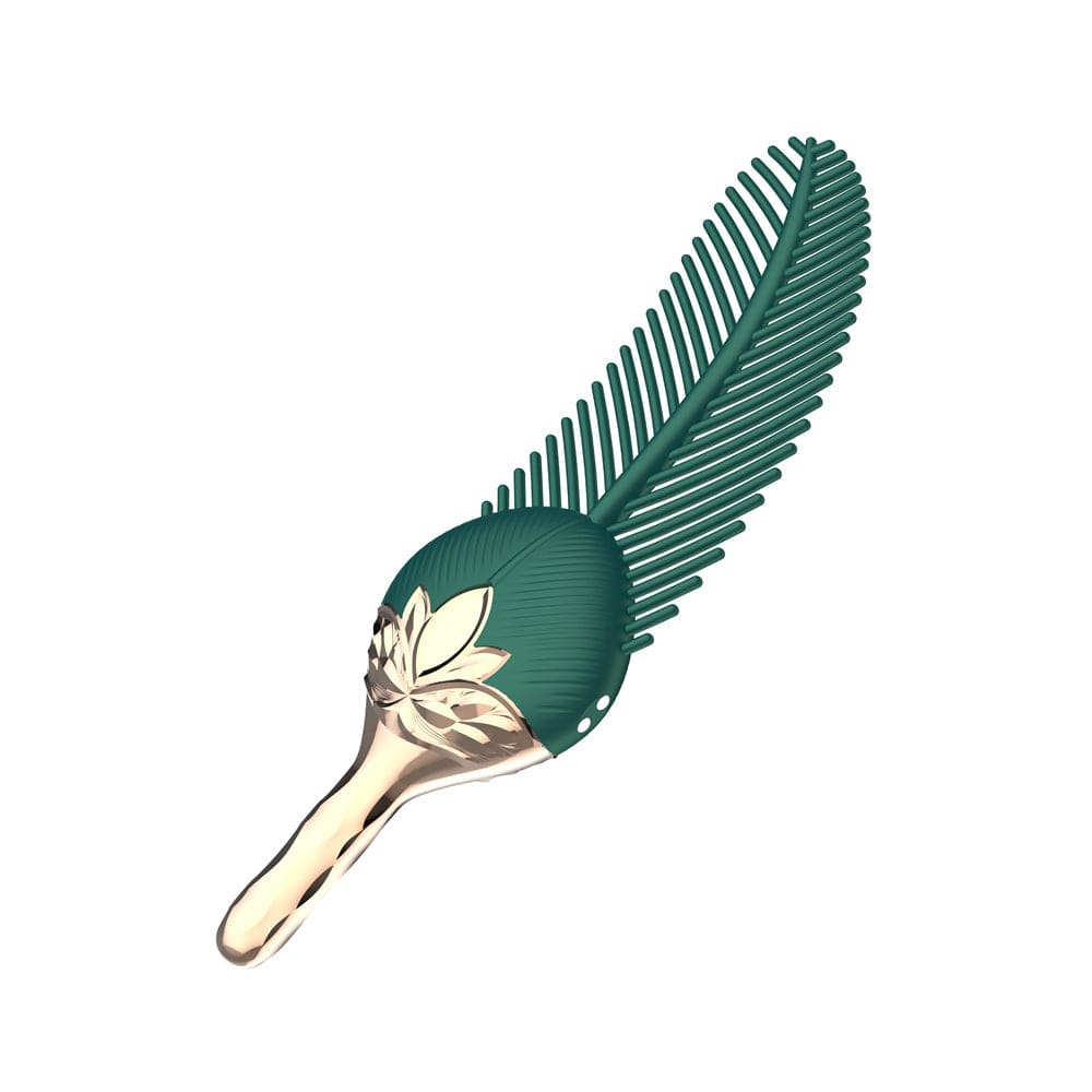 Pluma de pavo real - Estimulador de clítoris, masajeador corporal, juguete sexual para parejas con 10 modos de vibración 