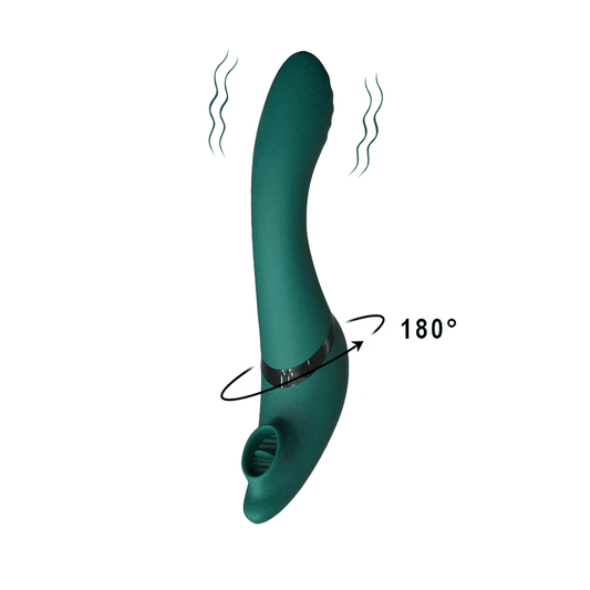 Spinning Sucking Vibrator