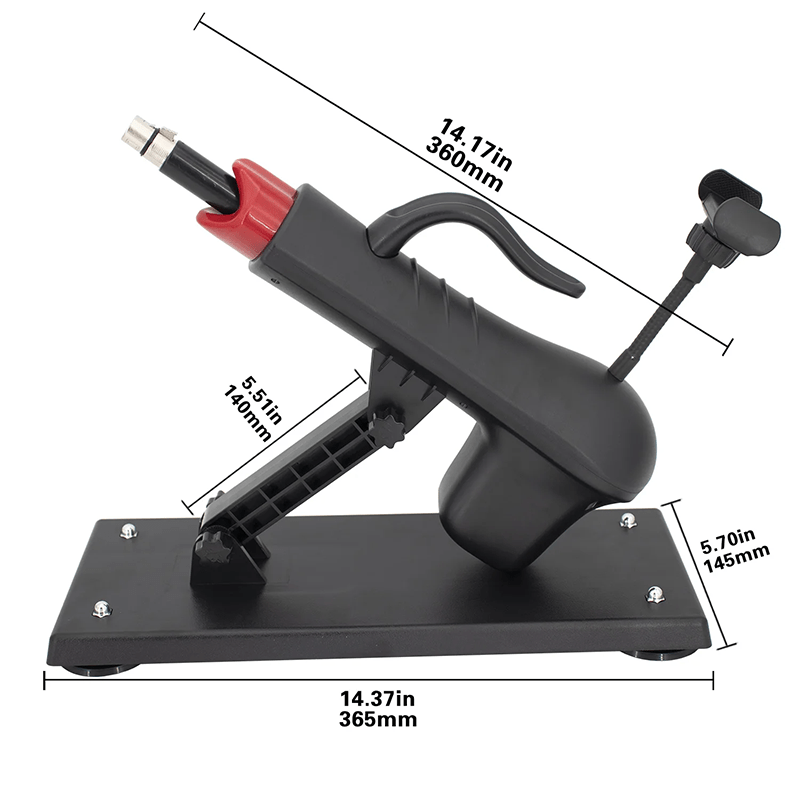 Máquina sexual telescópica de masturbación con empuje y soporte para teléfono