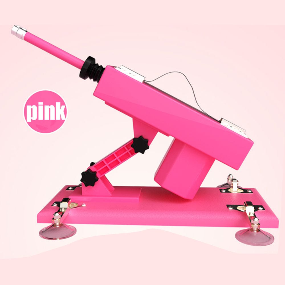 Pumppafilo - Plene aŭtomata simulita penisa masturbado teleskopa dildo-maŝino 