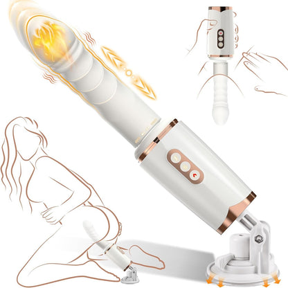 Máquina sexual vibradora con ventosa Honey 7 Thrusting Heating