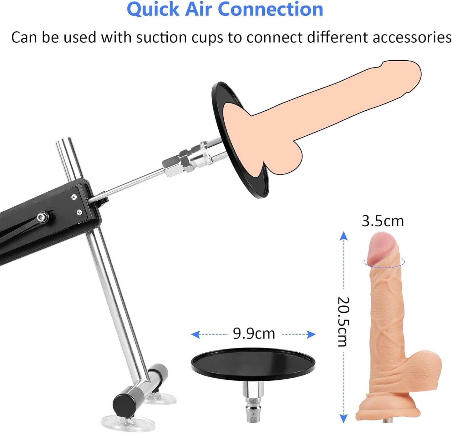 Máquina automática de penetración sexual con control remoto por aplicación