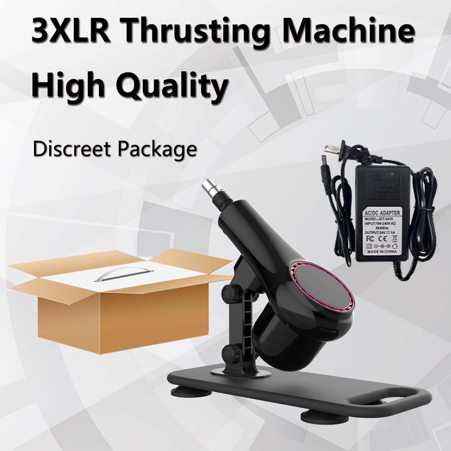 Máquinas sexuales automáticas 3XLR para hombres y mujeres. Dispositivo de amor con empuje. 