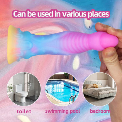 6.4 coloj Supermola Luma Fantazia Dildo