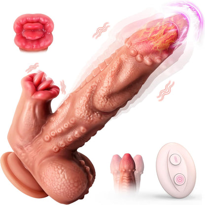 Snake Warrior 9.5-cola Puŝrotacia Svinganta Vibrilo kun Teleregilo