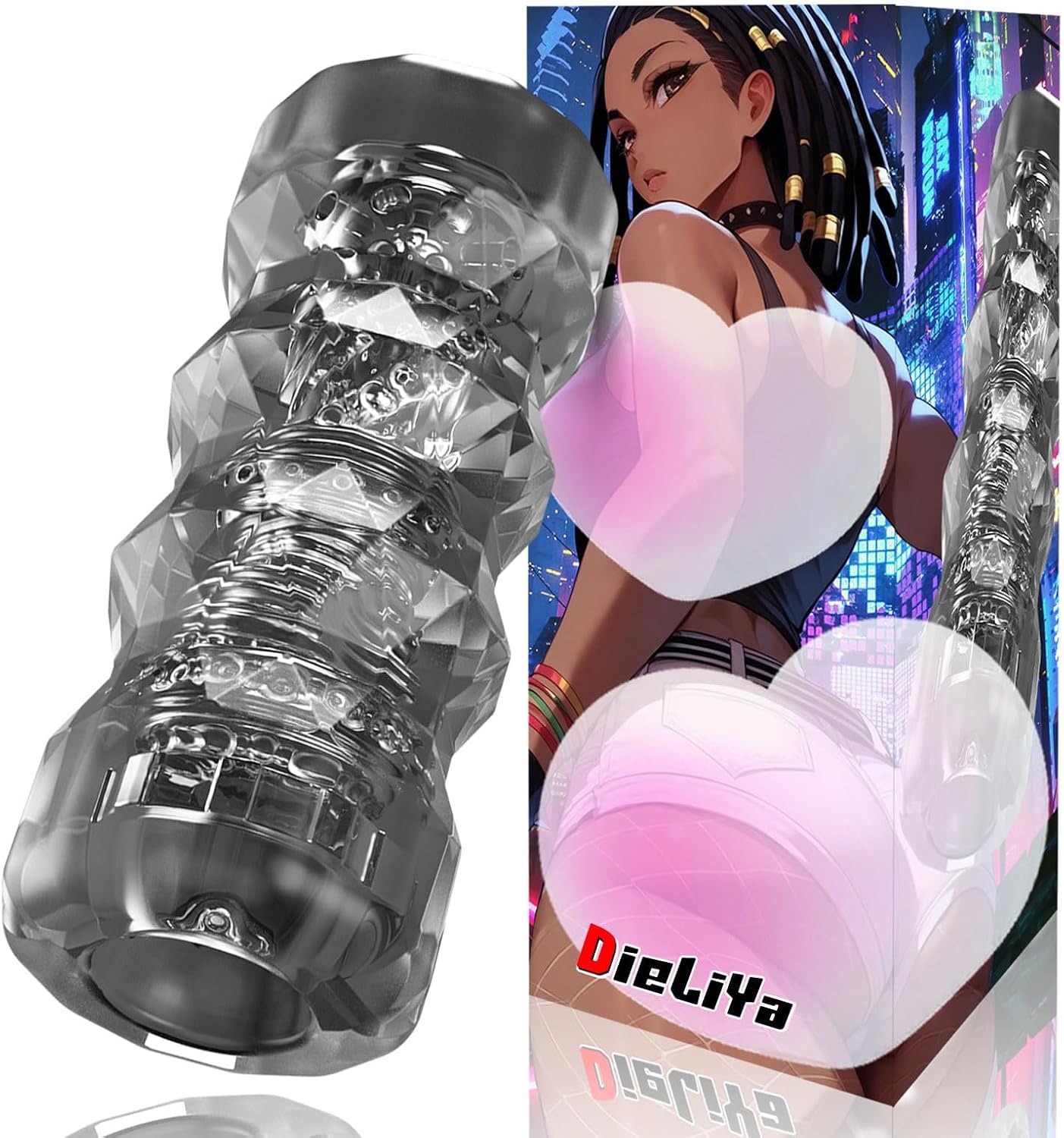 Manual Male Masturbation Realistic 3D Textured Stroker 5 Colors