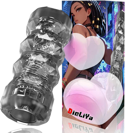Manual Male Masturbation Realistic 3D Textured Stroker 5 Colors