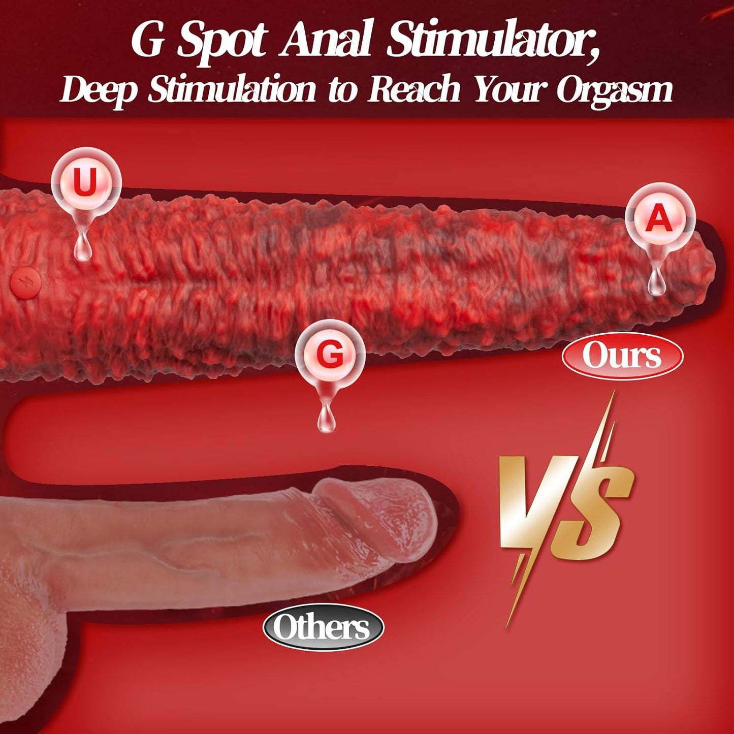 Consolador vibrador realista de 9.5 pulgadas con forma de monstruo y control remoto.