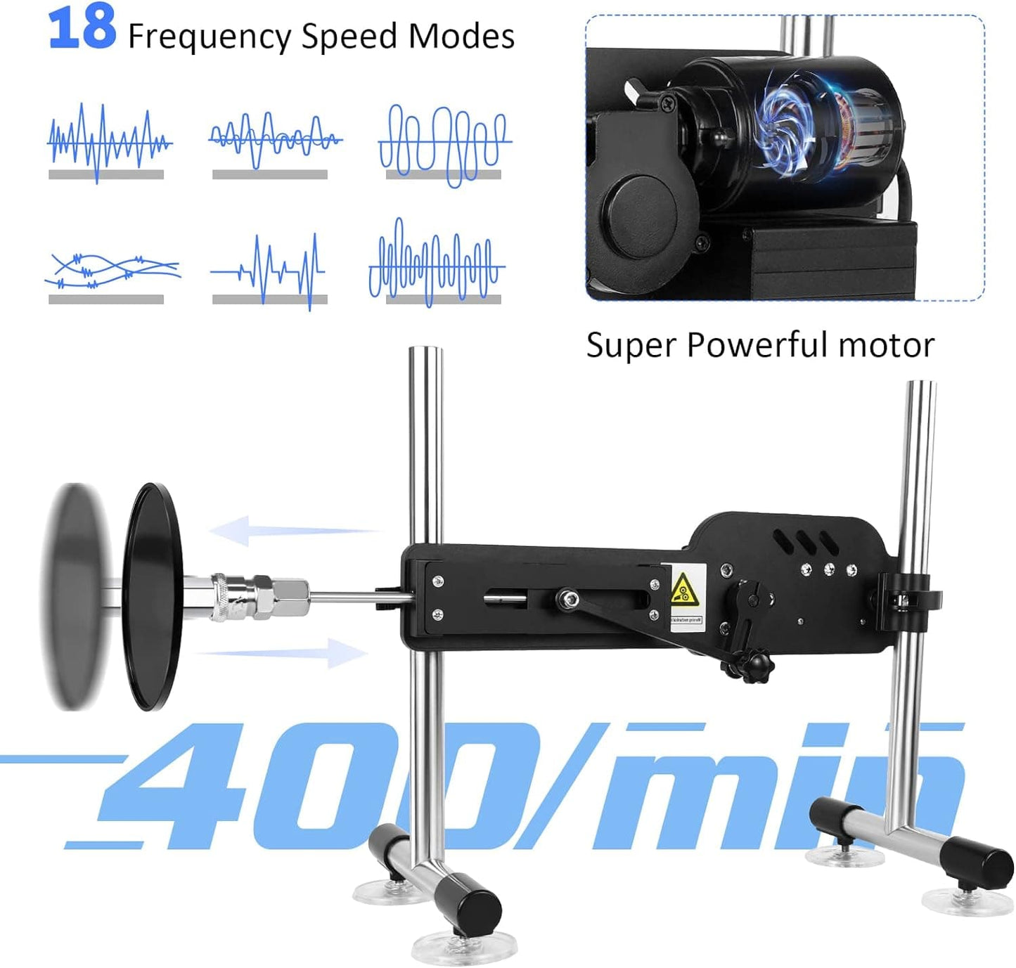 Máquina automática de penetración sexual con control remoto por aplicación