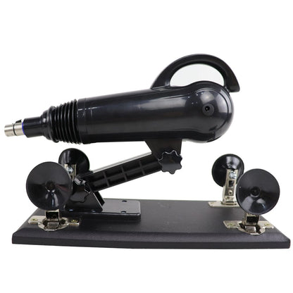 Máquina sexual automática con consolador y potente motor masturbador negro Love Machines 