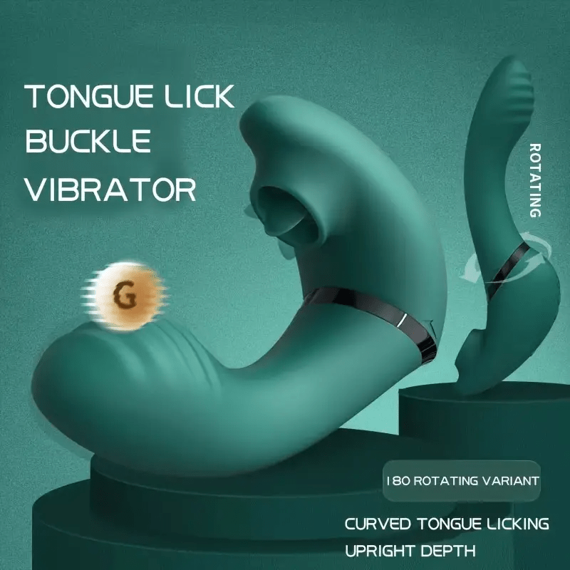 Spinning Sucking Vibrator