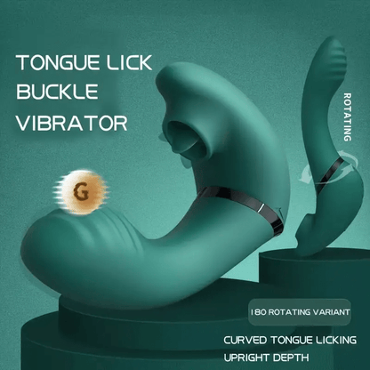 Spinning Sucking Vibrator