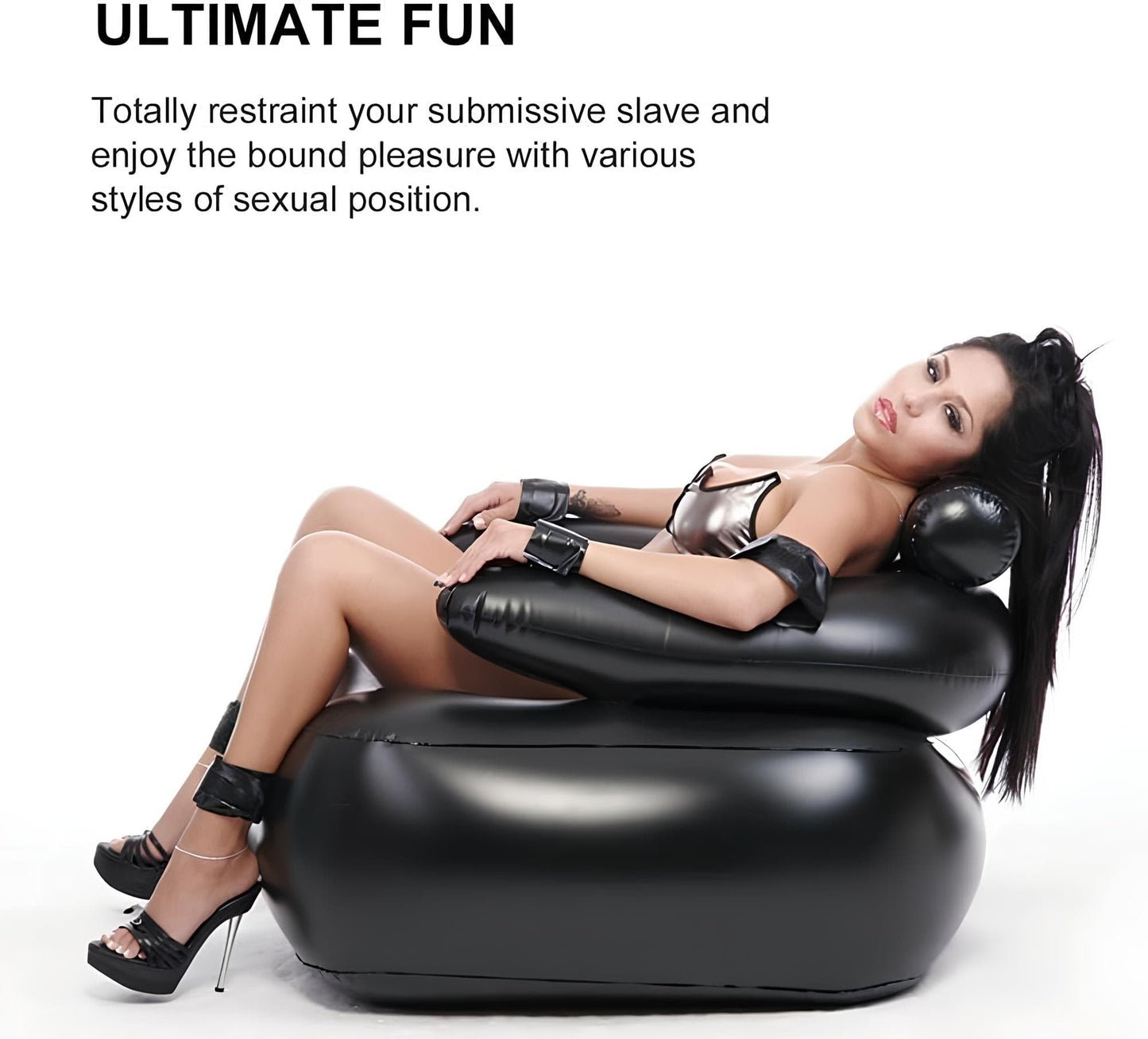 Silla inflable para sexo, juego de bondage erótico para parejas