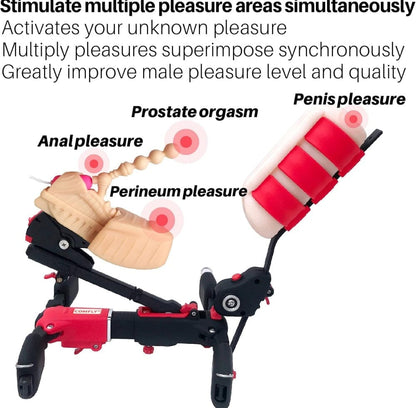 Masajeador de próstata, tapón anal para hombres, dispositivo de placer portátil