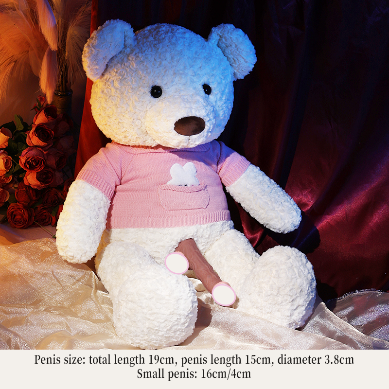 Máquina sexual de peluche tipo osito de peluche con control de aplicación