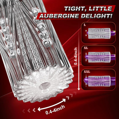Manual Suction Penis Sleeve Blowjob Male Masturbators with 15 Extruded Beads