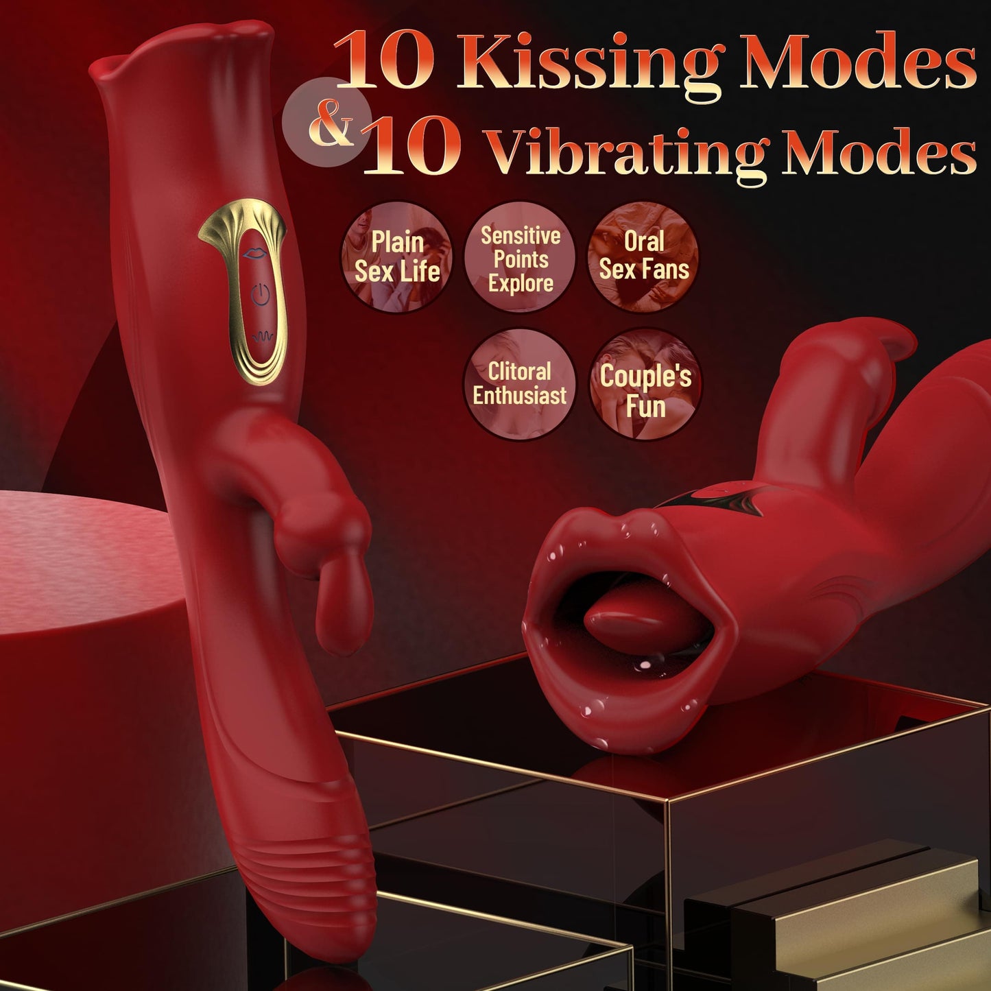 Rose Muncher Clit Licker, Juguetes Sexuales por Mujer Vibrador Seksa Rozo Virbrator por Virinoj 