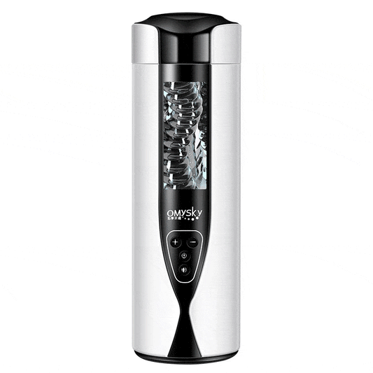 Lava Lamp Automatic MaleMasturbator Suction Cup