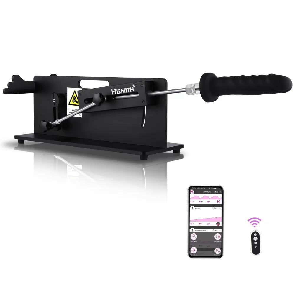 Hismith Table Top 2.0 Pro - Altvalora Seksomaŝino Kun Aplikaĵo/Teleregilo/Drata 3 En 1 Kontrolo