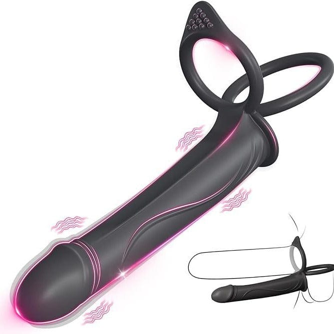 Rimena Dildo Kun Vibranta Penisringo Por Paro