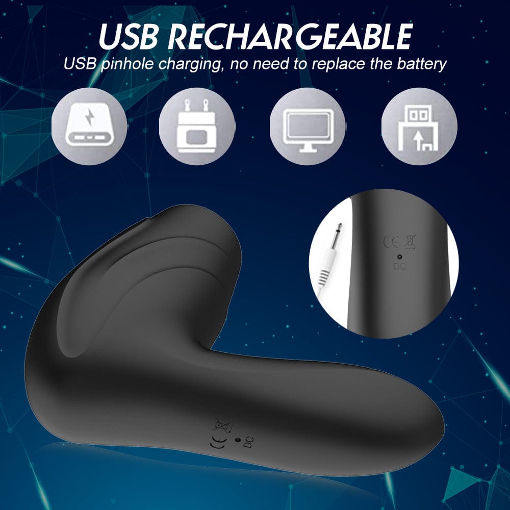 Vira USB-Reŝargebla Vibra Masturbado 