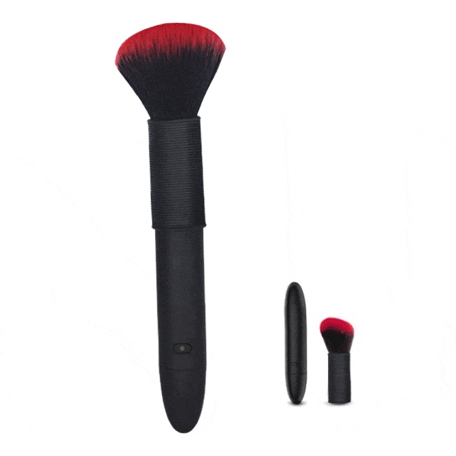 Cepillo 1.0 - Cepillo de maquillaje masajeador, juguetes sexuales femeninos 